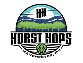 Horst Hops logo design by megalogos