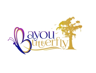 Bayou Butterfly, LLC logo design by DreamLogoDesign