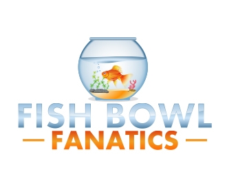 fish bowl fanatics logo design by rahmatillah11