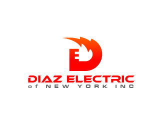 Diaz Electric of New York Inc. logo design by SOLARFLARE