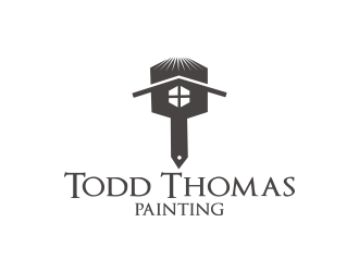 Todd Thomas Painting logo design by Greenlight