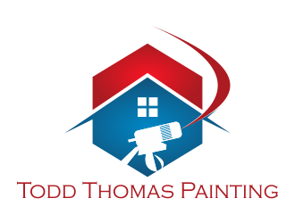 Todd Thomas Painting logo design by Greenlight