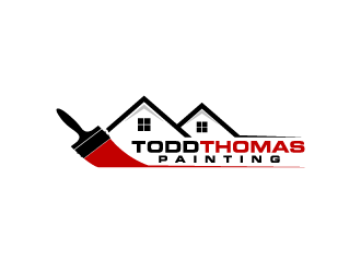 Todd Thomas Painting logo design by torresace