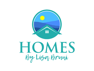 Homes By Lisa Bruni  logo design by kunejo