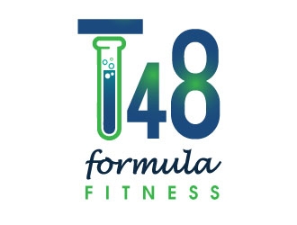 T48 Formula Fitness logo design by Suvendu
