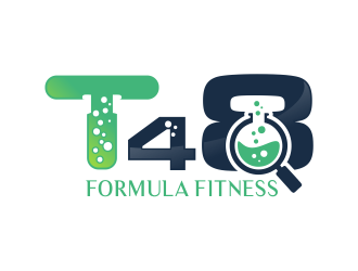 T48 Formula Fitness logo design by ROSHTEIN