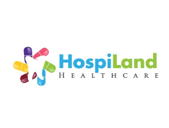 Hospiland Healthcare logo design by art-design