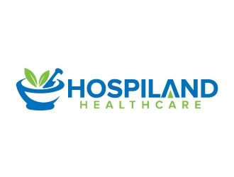 Hospiland Healthcare logo design by jaize