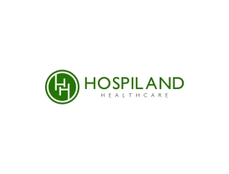 Hospiland Healthcare logo design by yunda