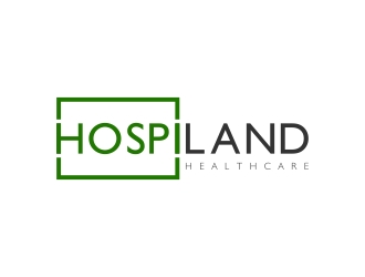 Hospiland Healthcare logo design by yunda