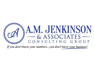 A.M. Jenkinson & Associates logo design by jaize