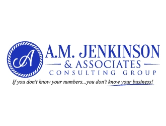 A.M. Jenkinson & Associates logo design by jaize