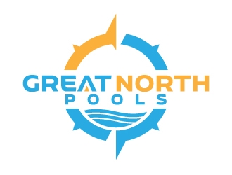 GREAT NORTH POOLS logo design by jaize