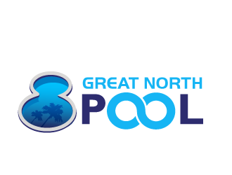GREAT NORTH POOLS logo design by tec343
