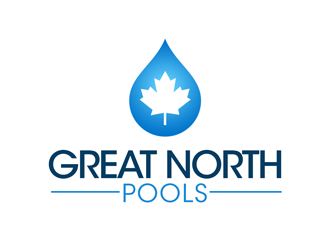 GREAT NORTH POOLS logo design by kunejo