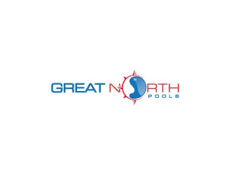 GREAT NORTH POOLS logo design by Gaze