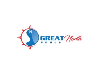 GREAT NORTH POOLS logo design by Gaze