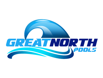 GREAT NORTH POOLS logo design by THOR_