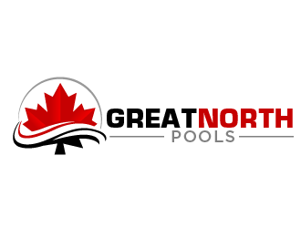 GREAT NORTH POOLS logo design by THOR_