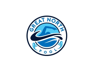 GREAT NORTH POOLS logo design by fawadyk