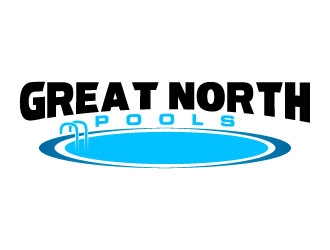 GREAT NORTH POOLS logo design by daywalker