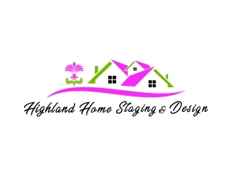 Highland Home Staging & Design logo design by Webphixo