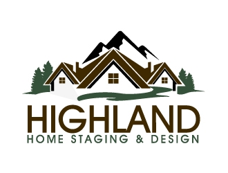 Highland Home Staging & Design logo design by Dawnxisoul393