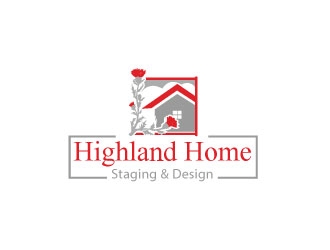 Highland Home Staging & Design logo design by Webphixo
