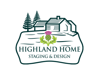 Highland Home Staging & Design logo design by ROSHTEIN