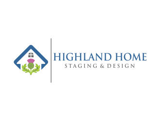 Highland Home Staging & Design logo design by ROSHTEIN