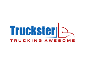 Truckster, LLC Trucking Awesome logo design by Girly