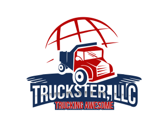 Truckster, LLC Trucking Awesome logo design by ROSHTEIN