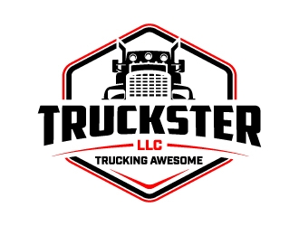 Truckster, LLC Trucking Awesome logo design by jaize