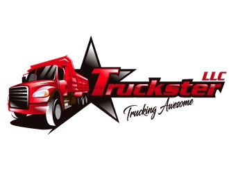 Truckster, LLC Trucking Awesome logo design by Suvendu