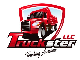 Truckster, LLC Trucking Awesome logo design by Suvendu