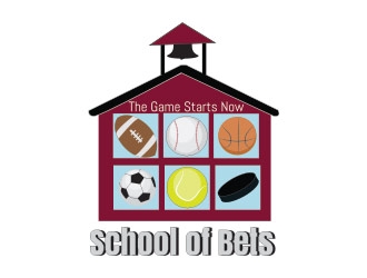 School of Bets  logo design by not2shabby