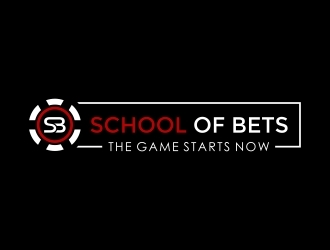 School of Bets  logo design by naldart