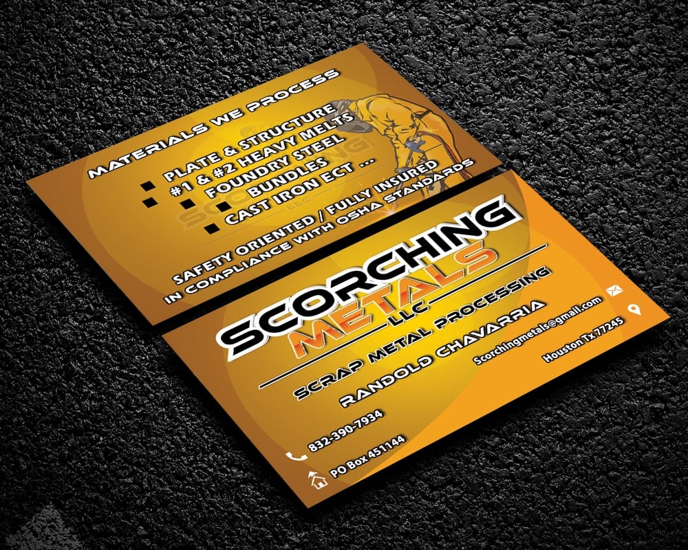 Scorching Metals LLC  logo design by MastersDesigns