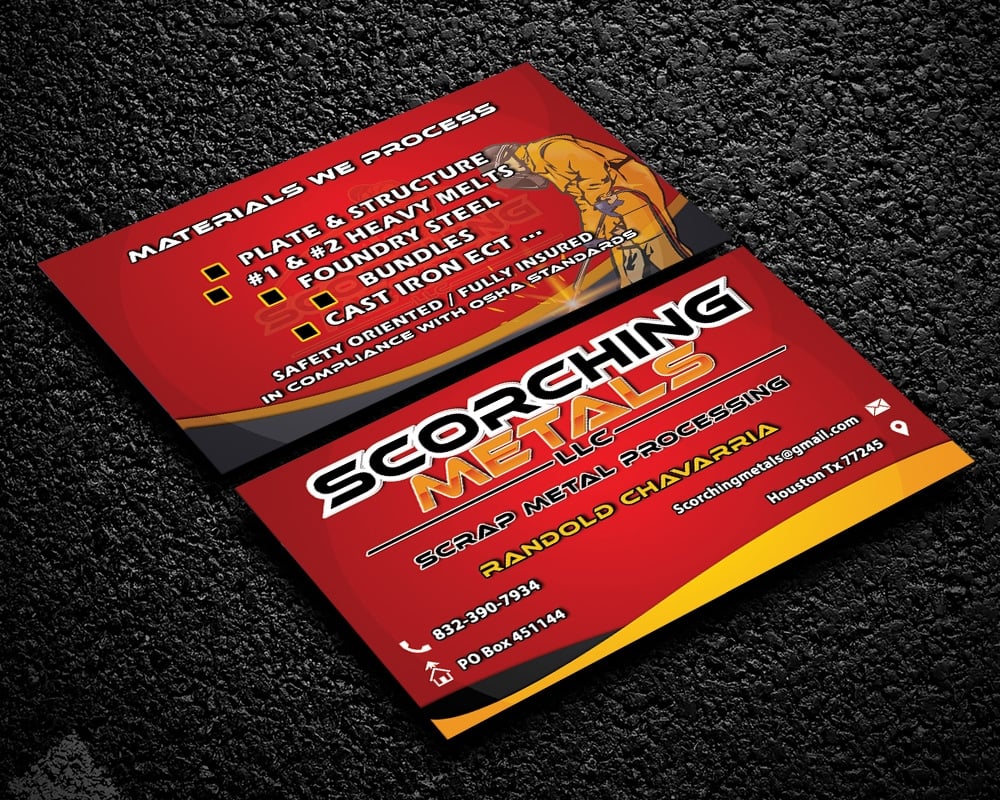Scorching Metals LLC  logo design by MastersDesigns