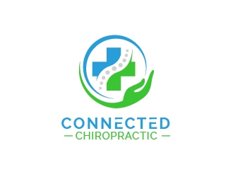 Connected Chiropractic logo design by Mbelgedez