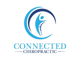 Connected Chiropractic logo design by Erasedink