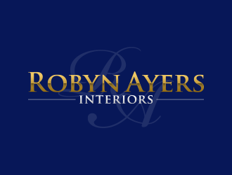Robyn Ayers Interors logo design by lexipej