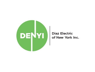 Diaz Electric of New York Inc. logo design by Manolo