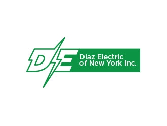 Diaz Electric of New York Inc. logo design by Manolo