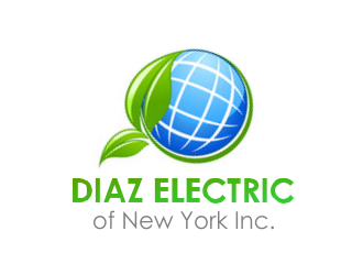 Diaz Electric of New York Inc. logo design by ROSHTEIN