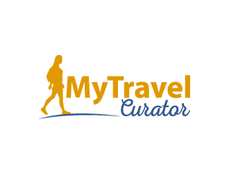 MyTravelCurator logo design by mirceabaciu