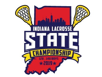 2019 Indiana Lacrosse State Championship logo design by gogo