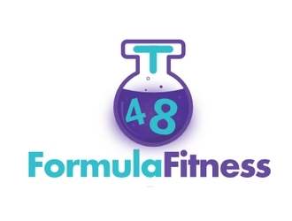 T48 Formula Fitness logo design by GologoFR