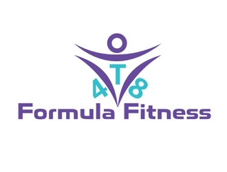T48 Formula Fitness logo design by GologoFR