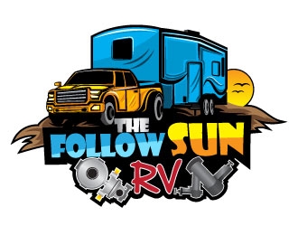 Follow the Sun RV logo design by Suvendu